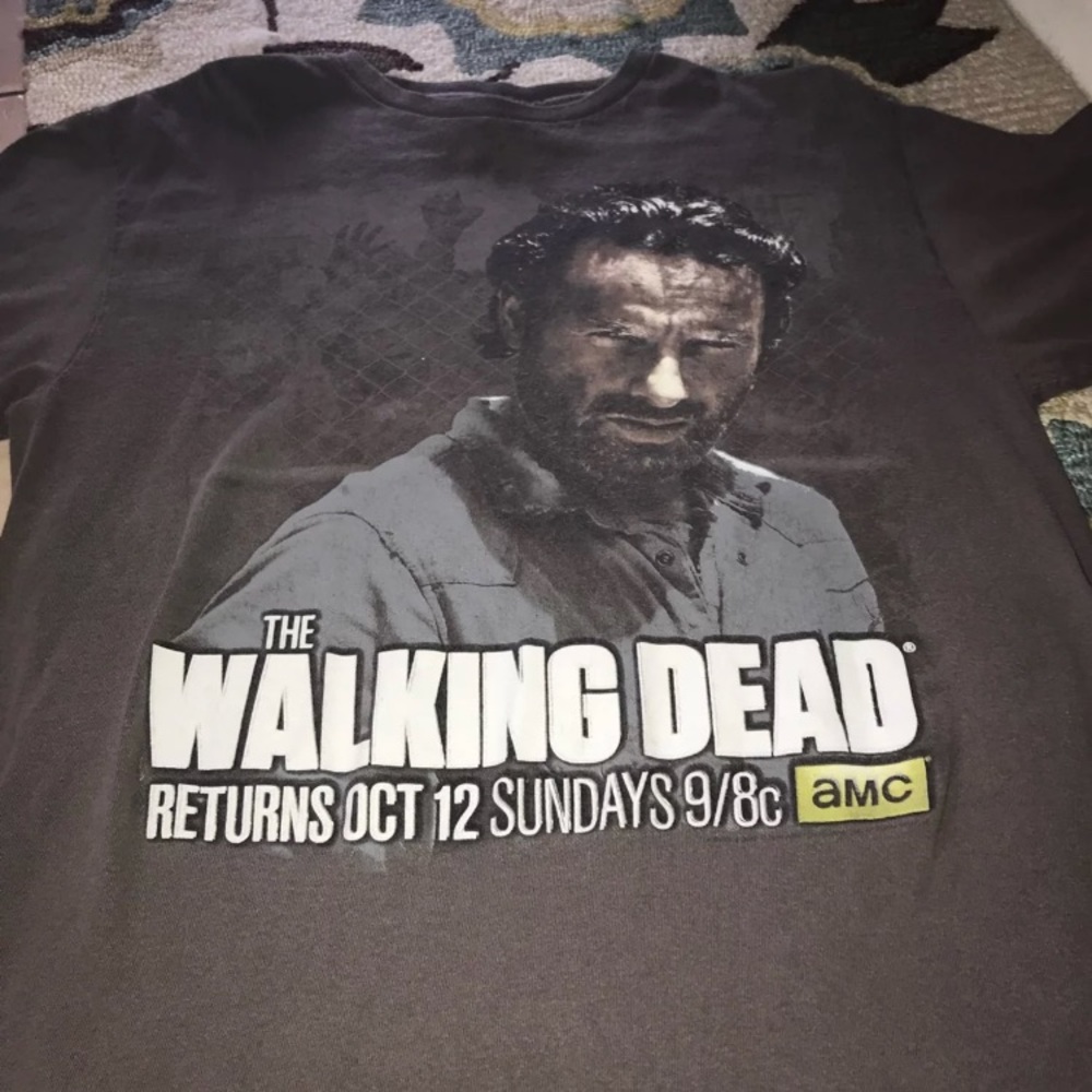 Walking dead Rick Shirt 5th season promotions